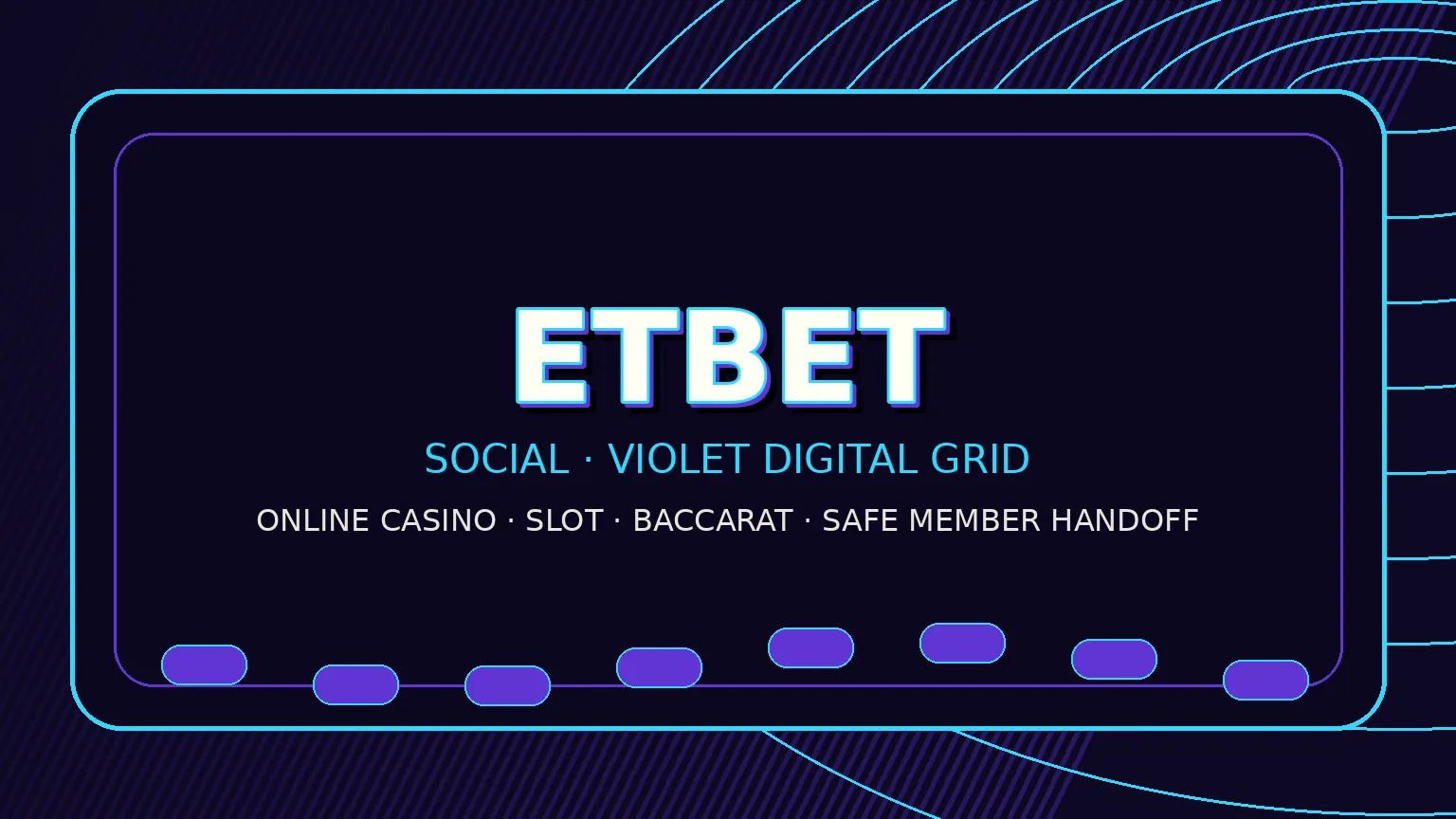 แบนเนอร์ ETBET หน้าหน้าแรก โทนน้ำเงินเที่ยงคืนกับม่วงไฟฟ้าสำหรับอ่านข้อมูลก่อนกดต่อ